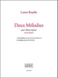 Deux Melodies Vocal Solo & Collections sheet music cover